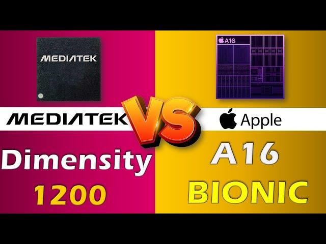 MEDIATEK DIMENSITY 1200 VS APPLE A16 BIONIC | Which One is the Better Processor?