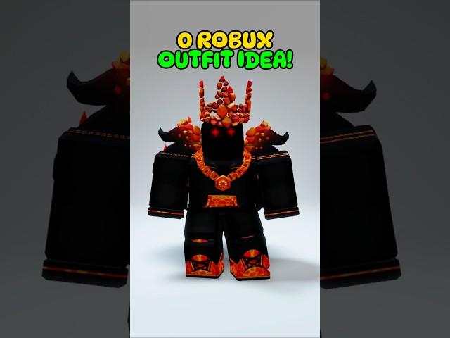 0 Robux Outfit Idea! Free Items & UGC Only! ️ #shorts #roblox