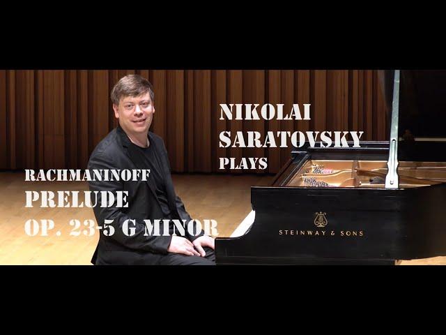 Nikolai Saratovsky Hong Kong 2023 Encore Rachmaninoff Prelude Op. 23-5