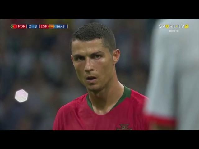 Relato arrepiante golo de Cristiano Ronaldo Portugal-Espanha