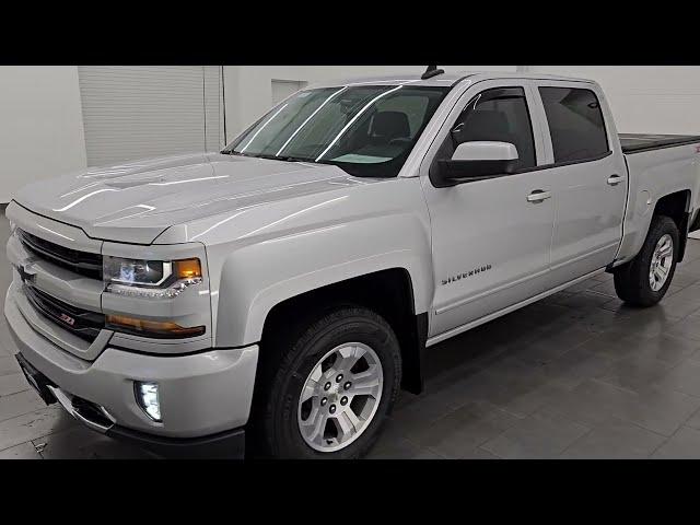 2018 CHEVROLET SILVERADO 1500 CREW LT PLUS 2LT Z71 SILVER ICE 4K WALKAROUND 14729ZA