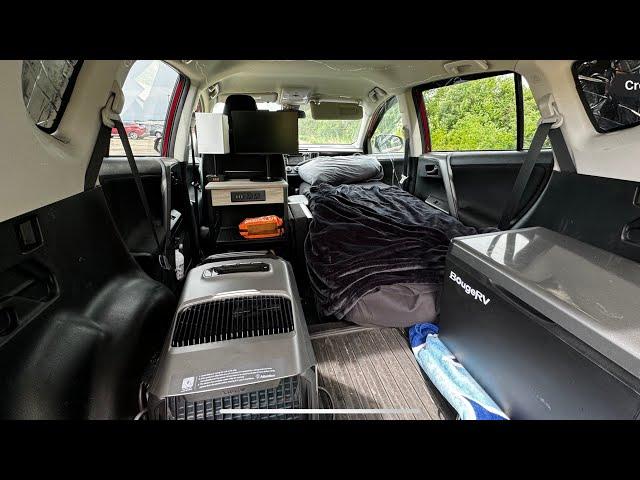 Living in my Car Tour (Simple Setup)