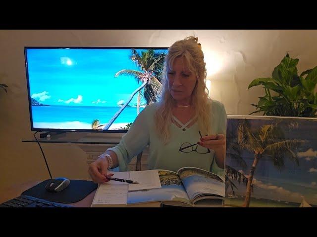 Asmr️Travel Agent Role-play. Soft Spoken,  Soft Background Music, Page Turning, Writing, Typing.