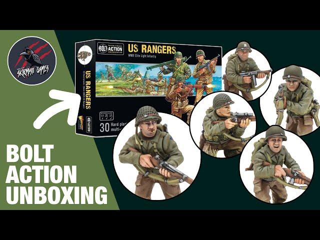 SAVING PRIVATE RYAN MINIATURES - Bolt Action US Rangers Unboxing Warlord Games