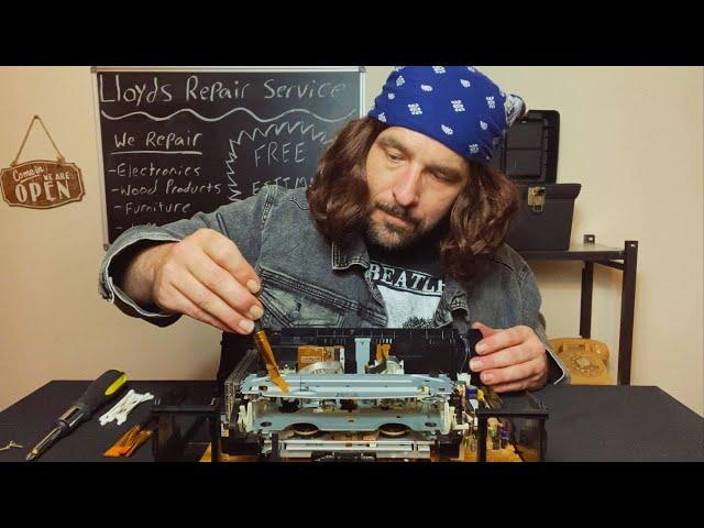 ASMR-Repair Shop Role Play (VCR Cleaning)