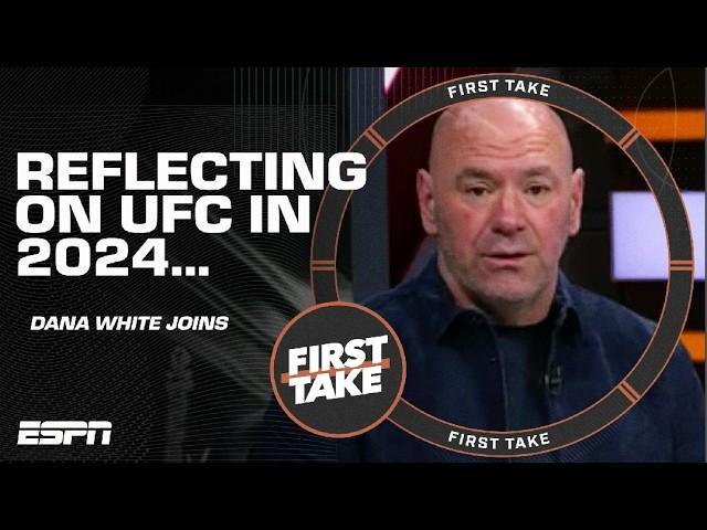  2024 IN REVIEW Dana White calls Jon Jones the ‘BADDEST DUDE’ + The Sphere reflection | First Take