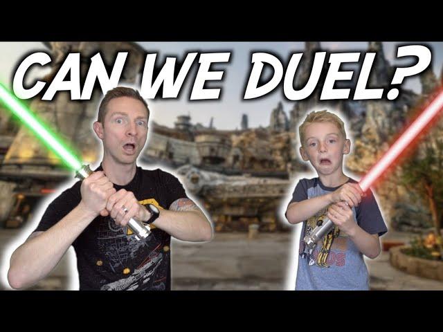 Can we Duel with Galaxy's Edge and Force FX Lightsabers?