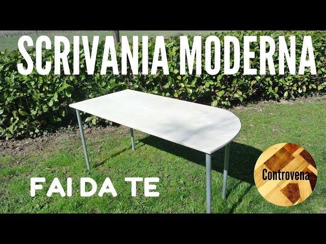 Scrivania design MODERNO (Wood DESK DIY)