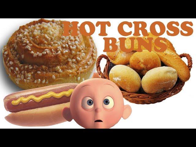 Hot Cross Buns Rhyme with lyrics | Rhyme with Buns and lyrics for Hot Cross Buns | yourchannelkids