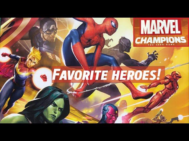 Favorite Heroes for MARVEL CHAMPIONS | Top 10 (or 17) for my playstyle