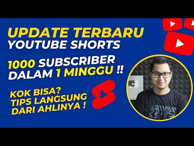 Update Terbaru Youtube Shorts,  Tips 1000 Subcriber Dalam 1 Minggu Secara Alami Dari Ahlinya !