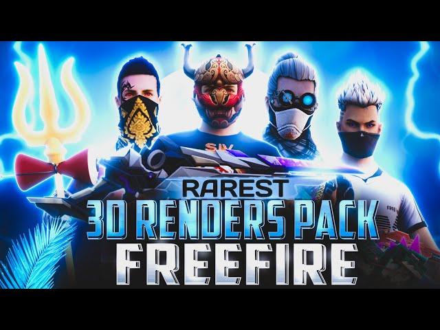 FREE FIRE 3D RENDER PACK || 20+ UNIQUE 3D RENDERS || HIGH QUALITY 3D RENDERS || OSG VIKAS ️