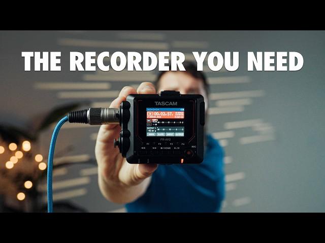 Most Full Featured Audio Recorder EVER - Tascam FR-AV2 Review