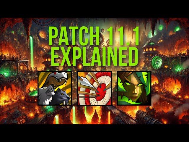 PATCH 11.1 HUNTER UPDATES! | Marksmanship Rework, Pack Leader Rework, SV/BM Changes, New Tier Sets