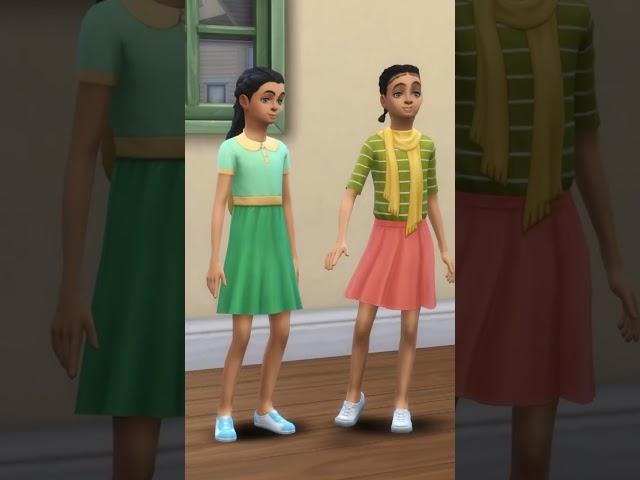 watch the twins age up... #shorts #sims4 #thesims4