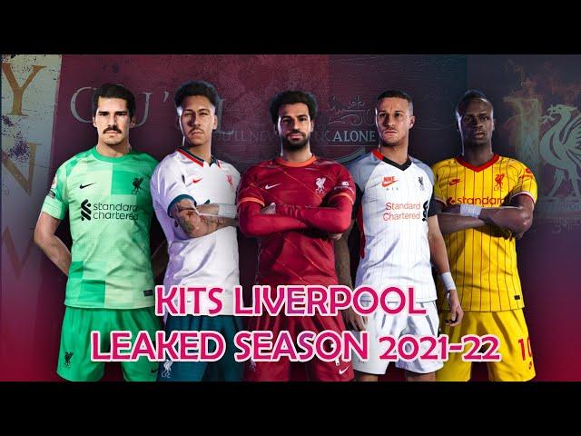 PES 2021 | PES 2022 KITS LIVERPOOL LEAKED SEASON 2021-22