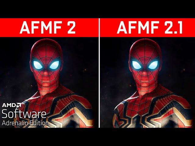 AMD AFMF 2 vs AFMF 2.1 : Side-by-Side Comparison in 8 Games (RX 6600)