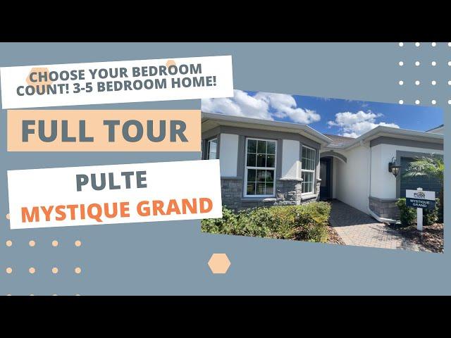 Pick Your Bedroom Count!! Full Tour of the Pulte "Mystique Grand"