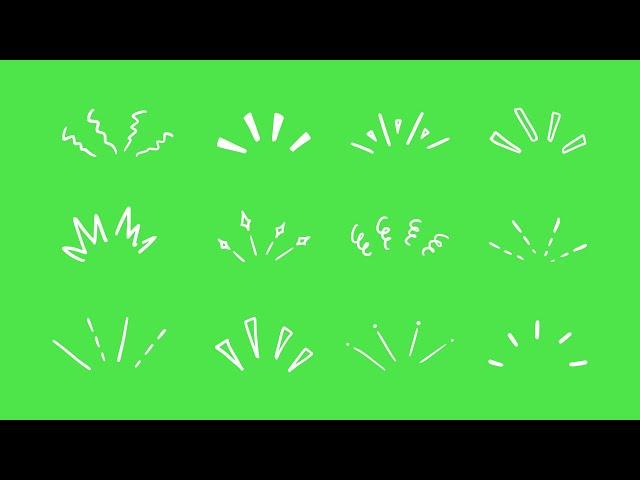 doodle green screen/ cute doodle green screen/ Free for subscribers #3