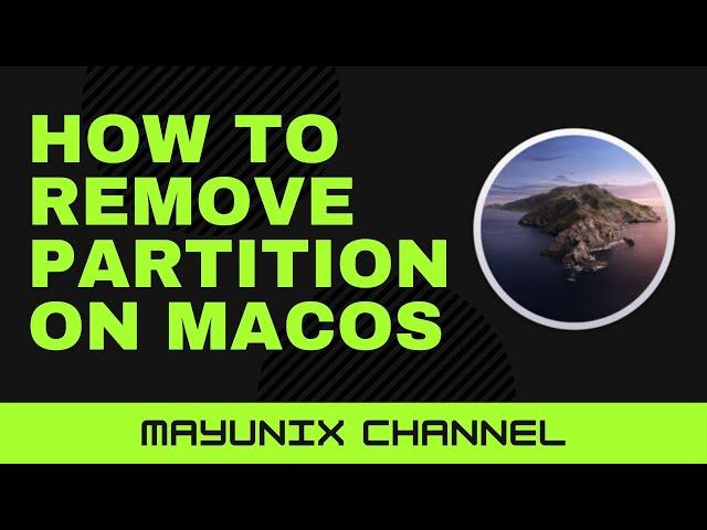 How to Remove Partition on macOS | How to Delete a Partition on macOS