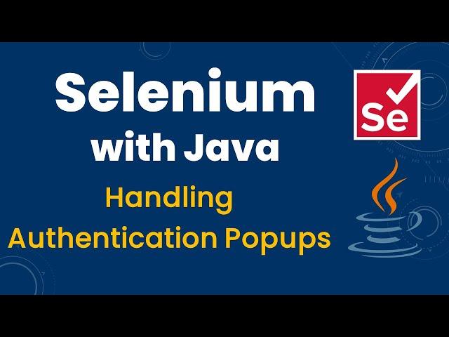 How to Handle Authentication Popup in Selenium Web Driver