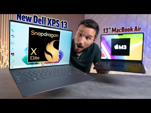 XPS 13 w/ X ELITE vs M3 MacBook Air - SUPER IMPRESSIVE!