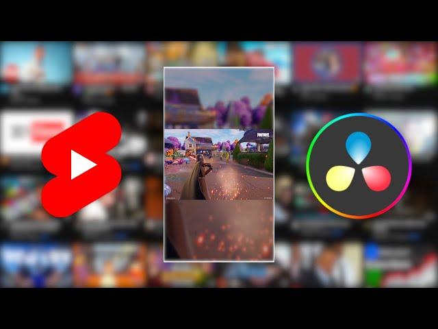 How To Make YouTube/TikTok Gaming SHORTS In Davinci Resolve