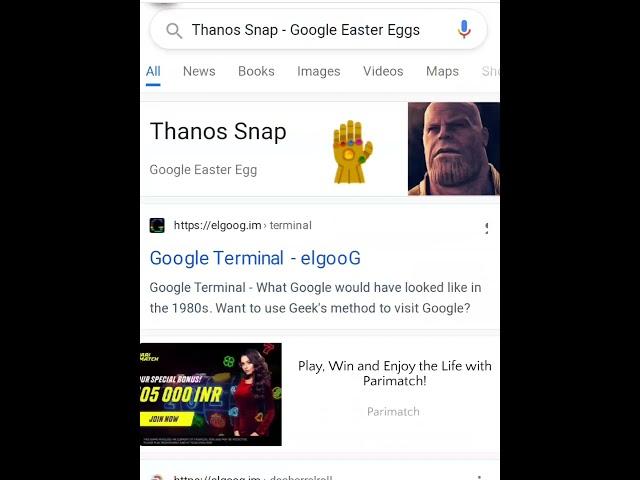 Thanos snap trick 2021 || Google thanos trick || Google trick