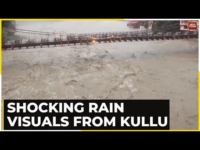 Incessant Rains Bring Kullu To Its Knees, As Sarvari River Overflows Into Kullu | Watch The Visuals