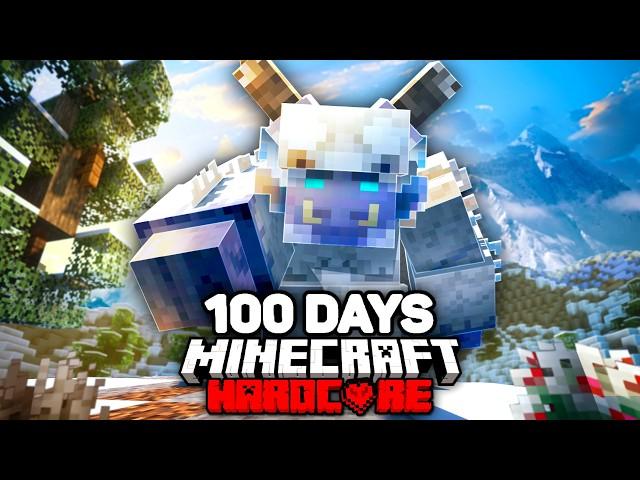 I Survived 100 Days in THE HIMALAYAS in Hardcore Minecraft!