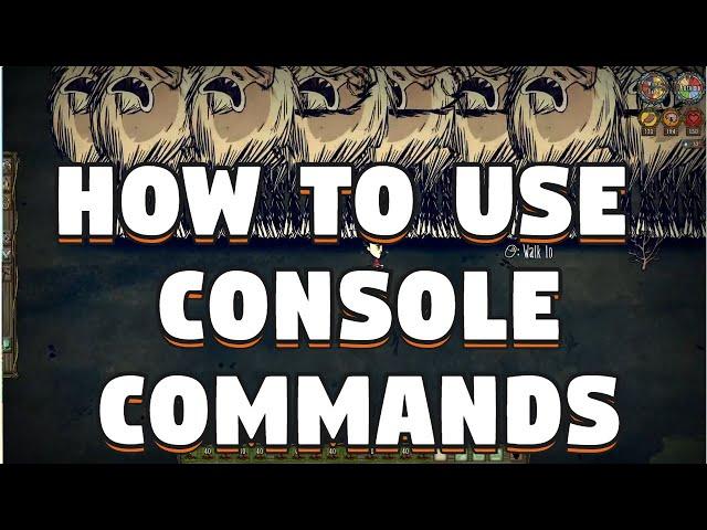 How to Use Console Commands in Don't Starve Together -  How to Use Console in DST - Console Commands