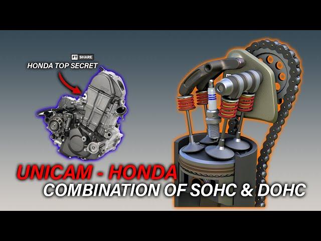 Combination Of SOHC & DOHC | UNICAM From HONDA