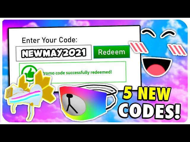 2021 *ALL 5 NEW* ROBLOX PROMO CODES! MAY (WORKING)