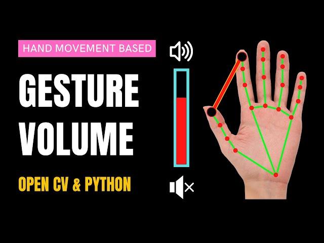 Hand Gesture Volume Control in Project OpenCV Python [ Step-by-Step Guide ]