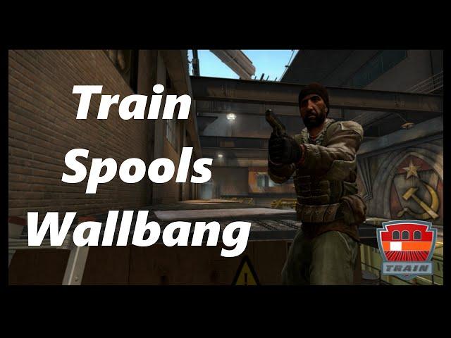 CSGO: How to Wallbang a Player at Spools on Train