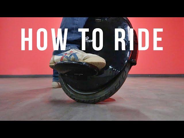 HOW TO RIDE AN ELECTRIC WHEEL