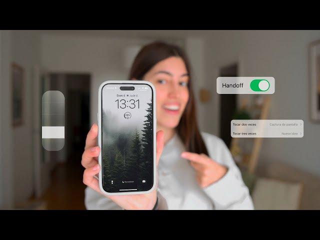 ‍️ 15 Trucos OCULTOS (muy útiles) para tu iPhone | Spotify rosa, Fotos naturales, HandOff…