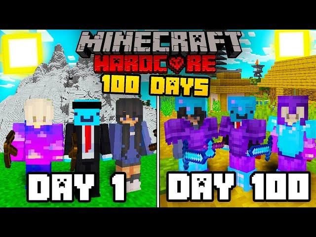We Survived 100 Days in Minecraft Hardcore!