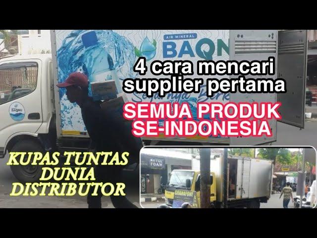 Cara mencari supplier pertama semua produk se-indonesia (Q&A)