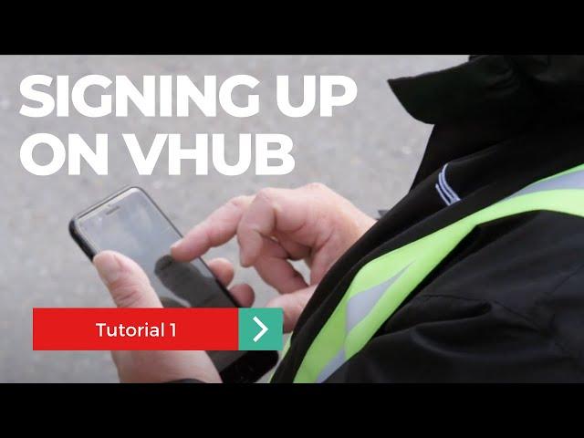 Tutorial 1 - Signing up on vHub