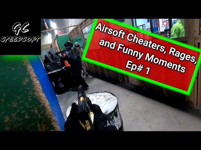 Airsoft Cheaters, Rages, and Funny Moments Caught