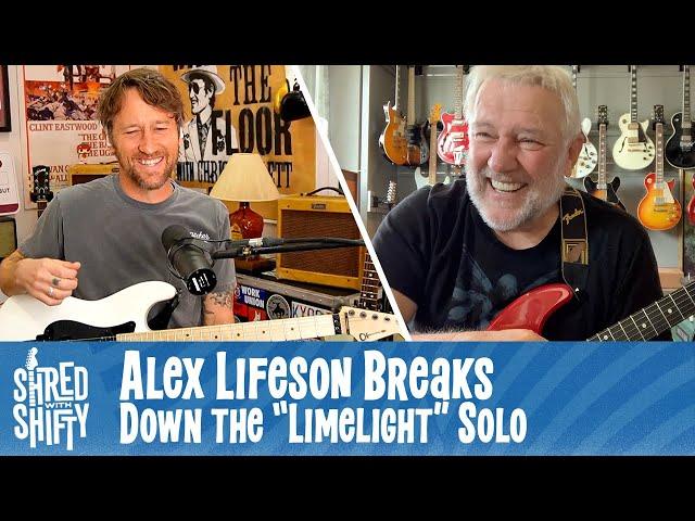 Alex Lifeson Talks Rush’s “Limelight”and Teaches Its Haunting, Legendary Solo | Shred with Shifty