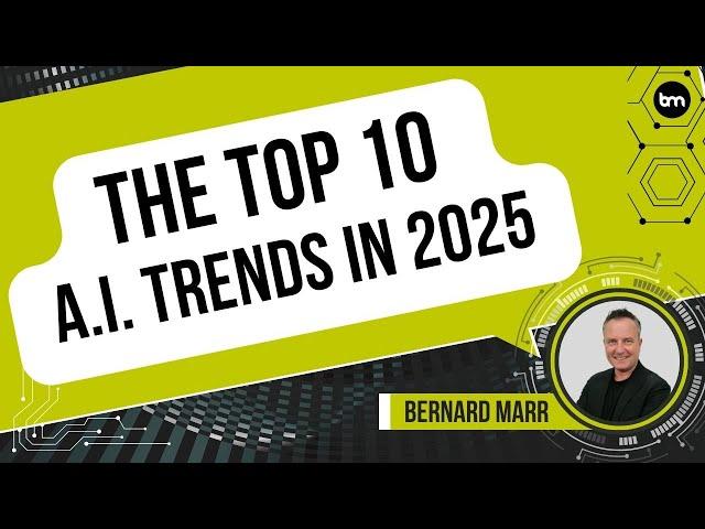 Top 10 AI Trends In 2025 Everyone Must Be Ready For Now