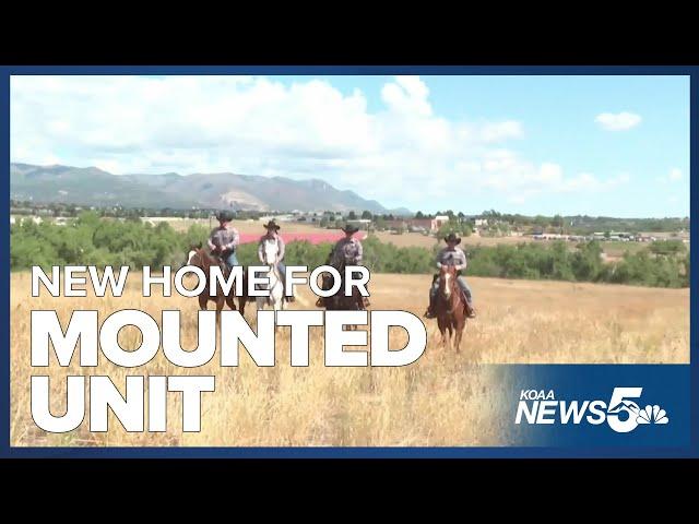 Not "Horsing" Around - Sheriff Roybal Announces New Home at Norris-Penrose For Mounted Unit