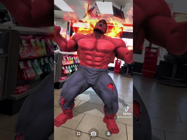 The Redhulk at 7-11