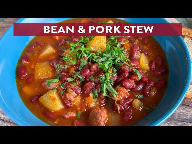 Bean & Pork Stew | The perfect homemade comfort dinner