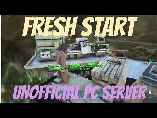 Ark Survival Evolved (Unofficial PC servers) A NEW BEGINNING!