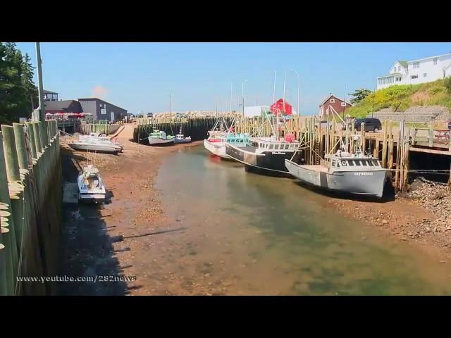 Bay of Fundy Tides Timelapse Video