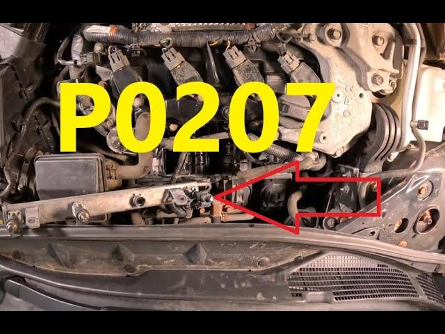 Causes and Fixes P0207 Code: Injector Circuit/Open Malfunction Cylinder 7