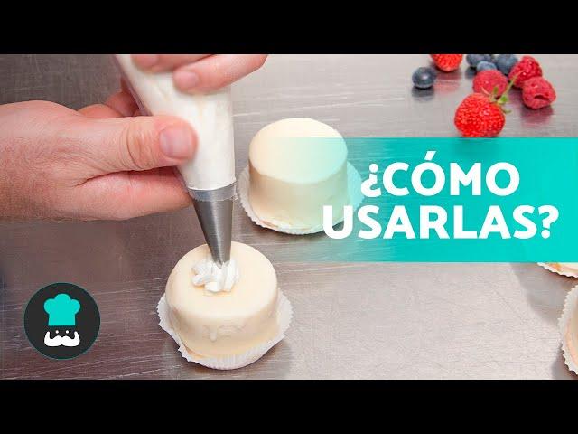 Cómo USAR las BOQUILLAS PASTELERAS   | Tipos de Boquillas y Cómo Usarlas 